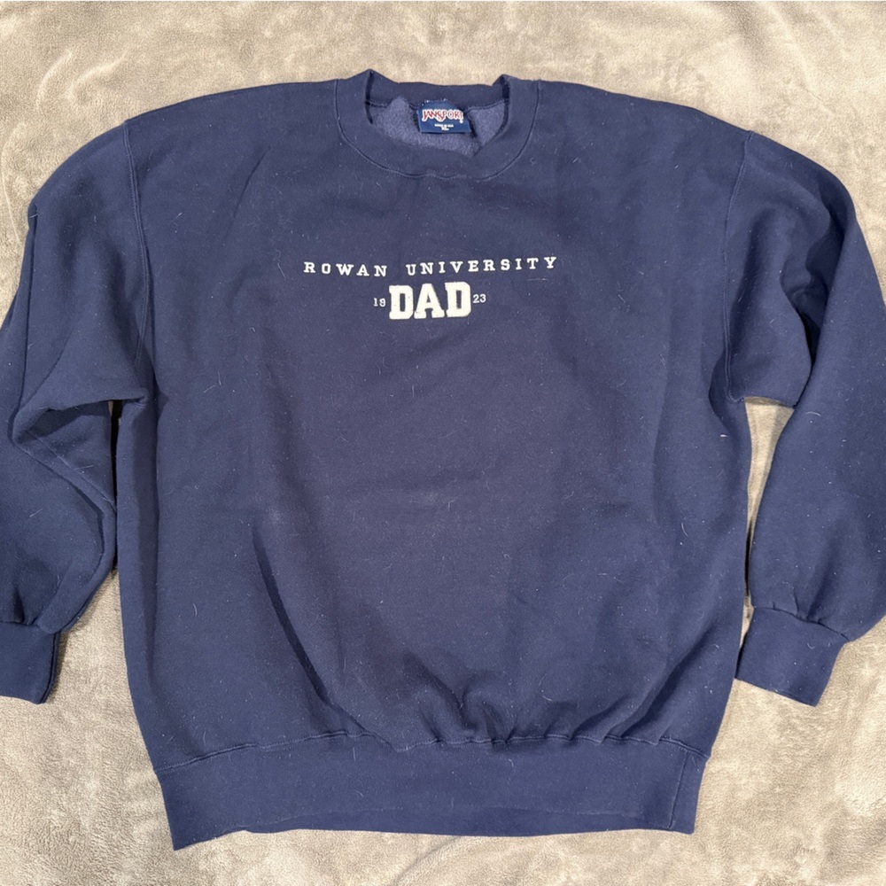 Jansport Navy Blue Rowan University Dad Sweatshirt